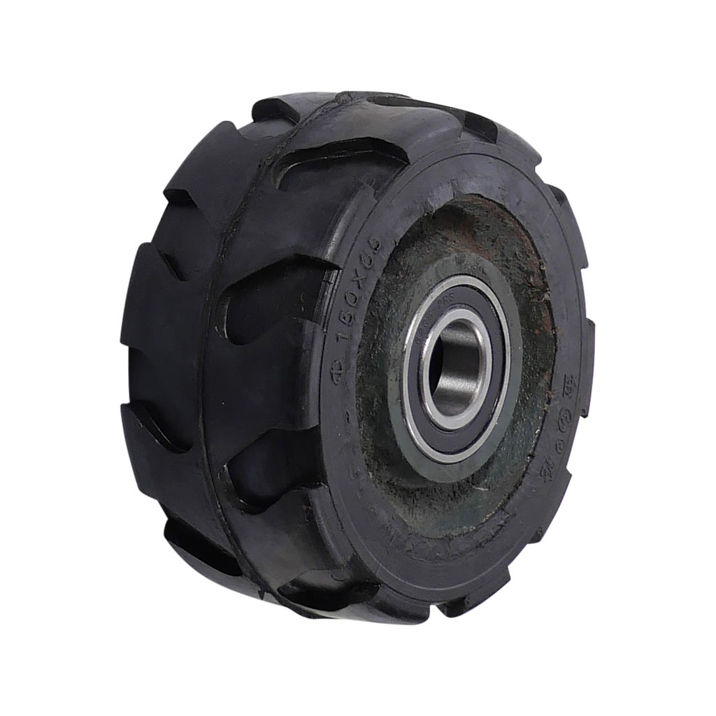 Los wiel 150 x 65mm massief rubber-0