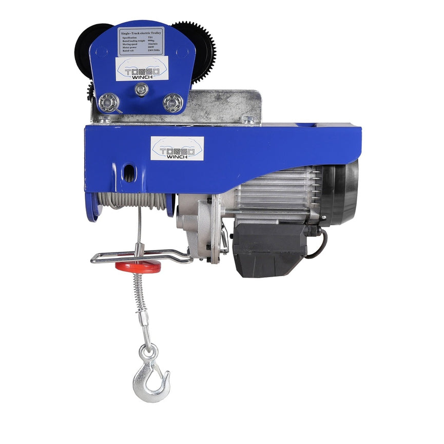 Elektrische takel incl loopkat met draadloze bediening 1000kg 230V-0