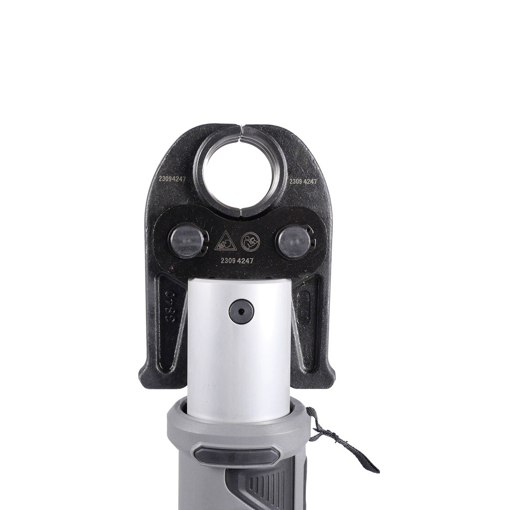 Leidingperstang 32kN incl. 3st. TH-profiel persbekken + 2x 4.0Ah accu vp:36065