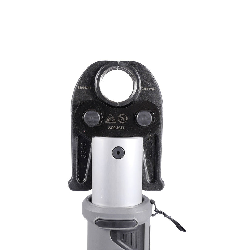 Leidingperstang 32kN incl. 3st. TH-profiel persbekken + 2x 4.0Ah accu vp:36065