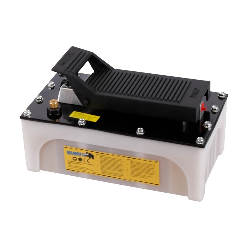 Hydraulische voetpomp luchtbediend kunststof behuizing 6-12 bar-0