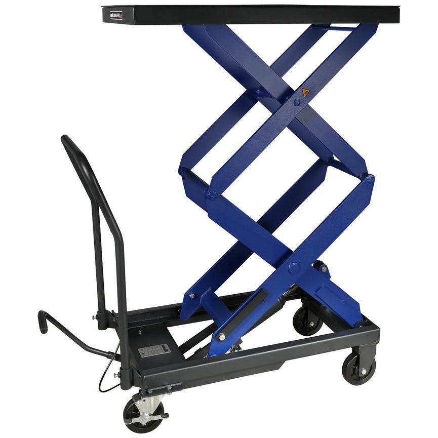 Mammuth verrijdbare heftafel 300kg met dubbele schaar-0
