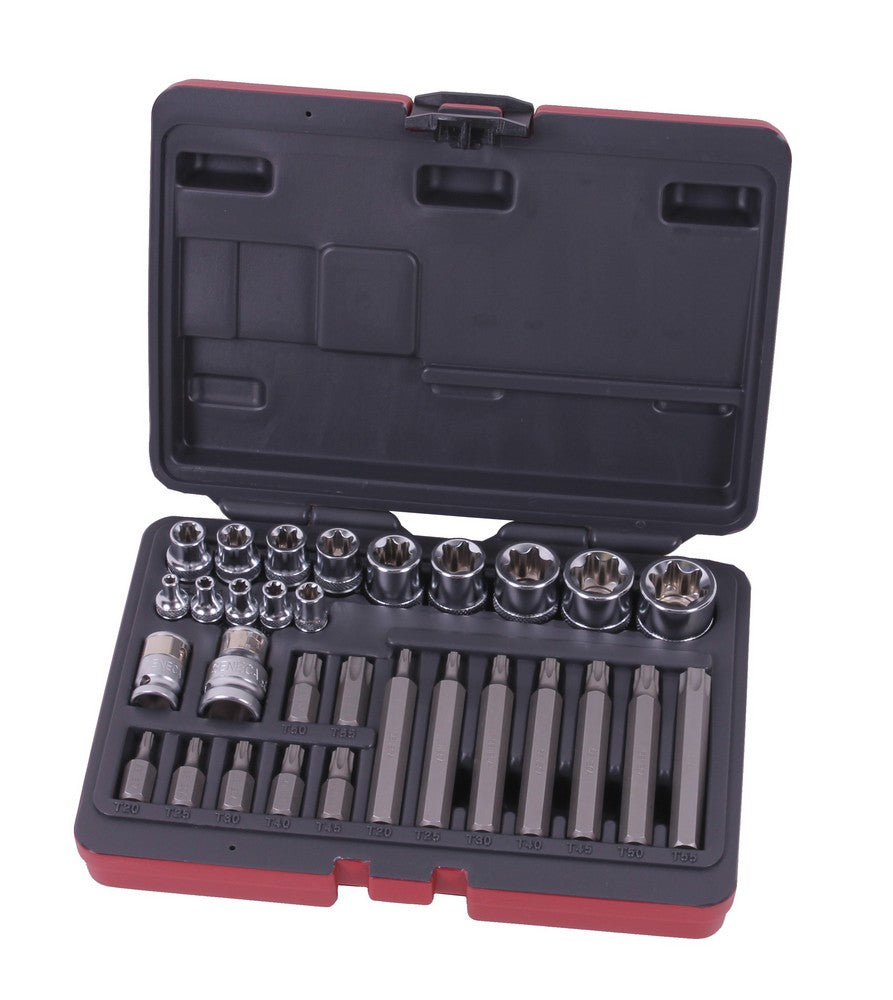Torxdoppenset 1/4" 3/8" 1/2"-0