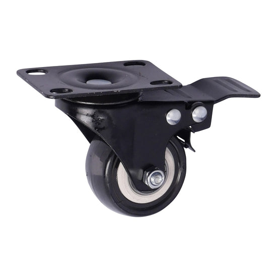 Zwenkwiel met rem 40 x 20mm PU-0