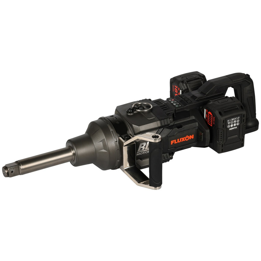 Fluxon accu slagmoersleutel 1” 4000 Nm incl. 4x 8 Ah accu en duosnellader-0