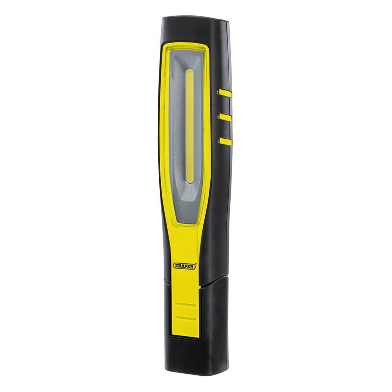 Inspectielamp COB LED, 10W, 1000 Lumen, geel