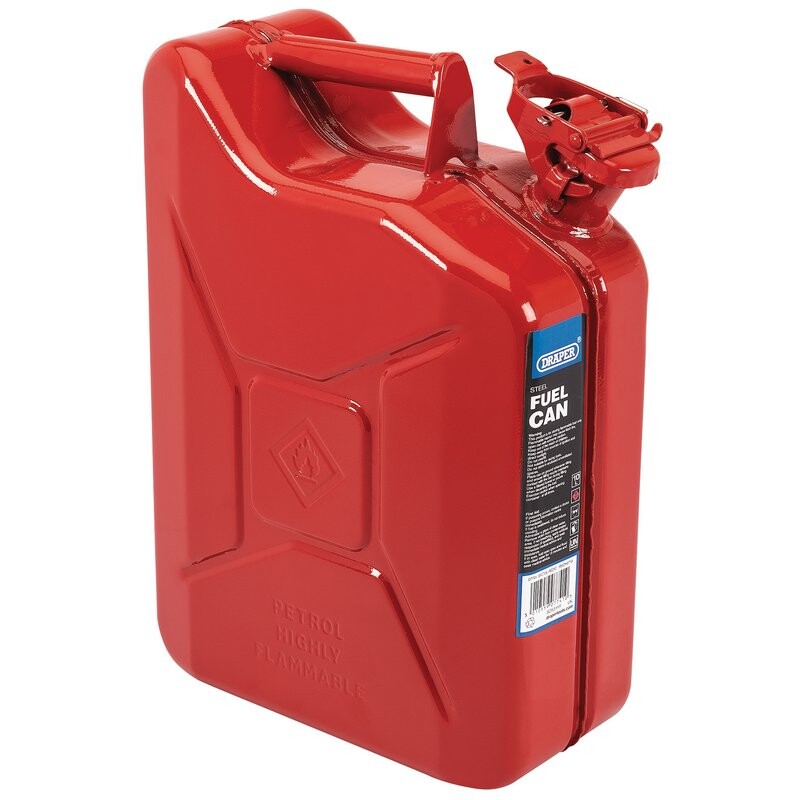 Jerrycan staal, 10L, rood