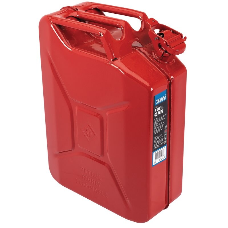 Jerrycan staal, 20L, rood
