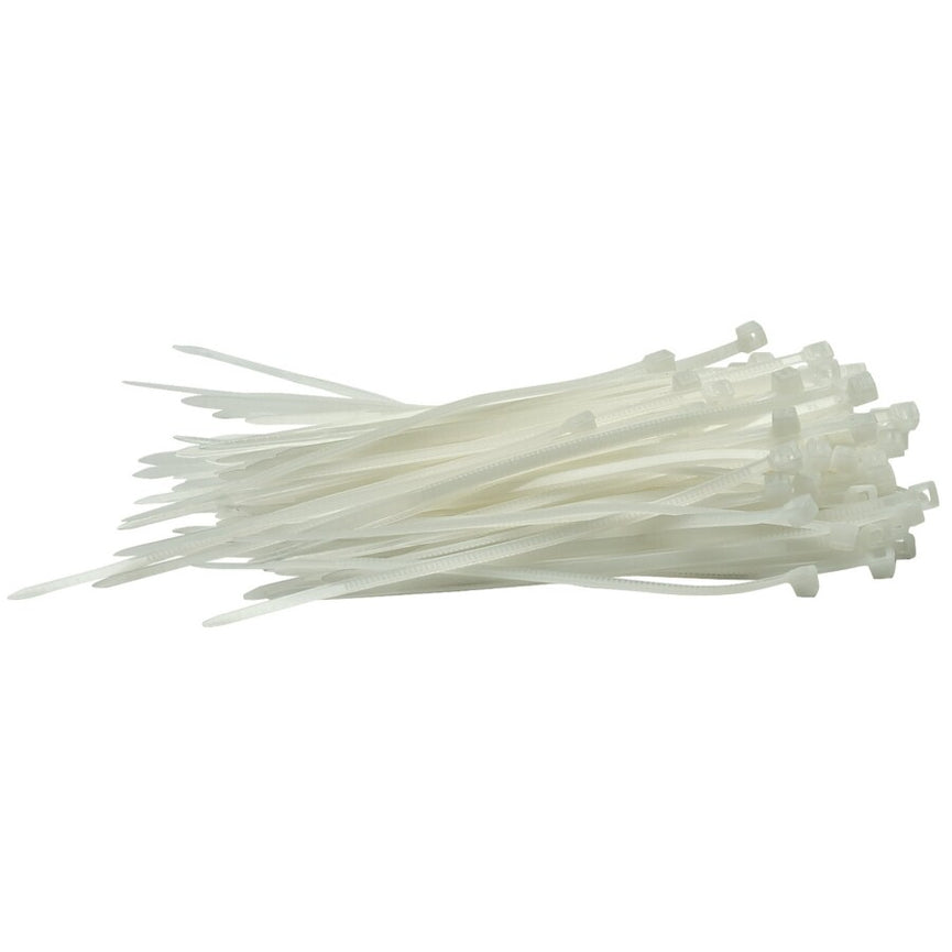 Kabelbinder 2,5x100mm, wit, 100st