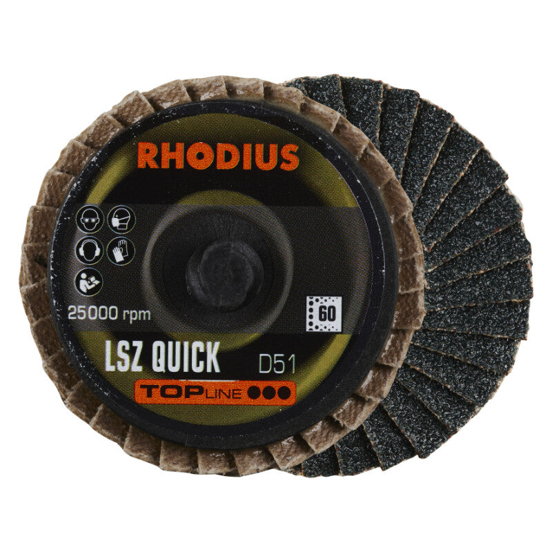Lamellen schijf Roloc, Ø50mm, K60, 3st