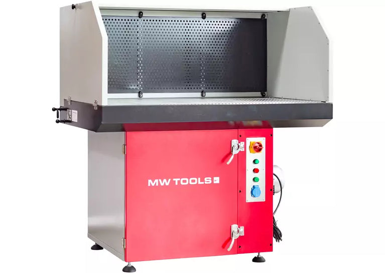 Afzuigtafel voor rook-, stof- en dampen 1350x800mm 230V MW Tools