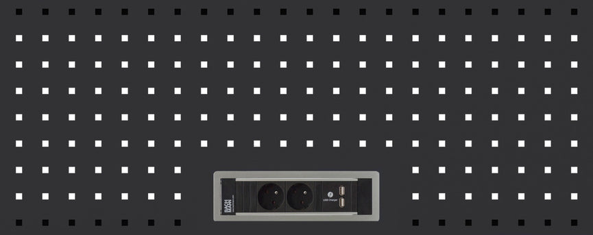 Stroomunit voor OSM 2x 230V BE/F - 2x USB