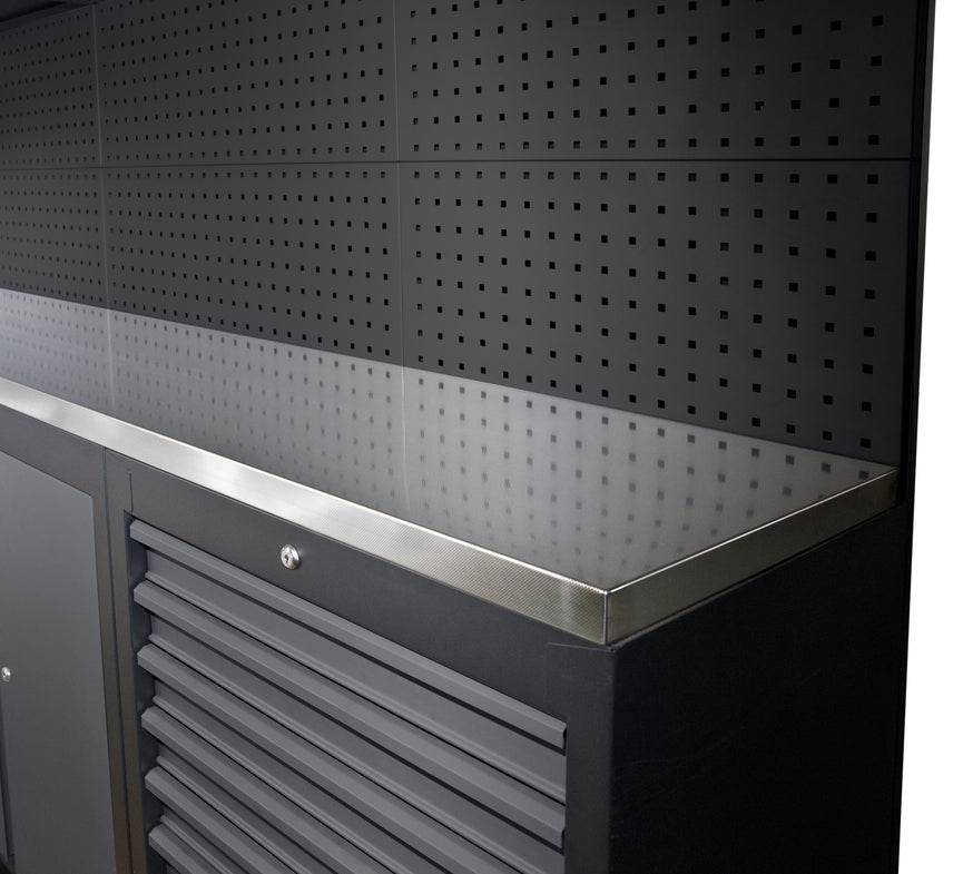 RVS werkblad 2588x500x40 mm