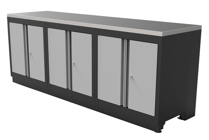 RVS werkblad 2588x700x40 mm