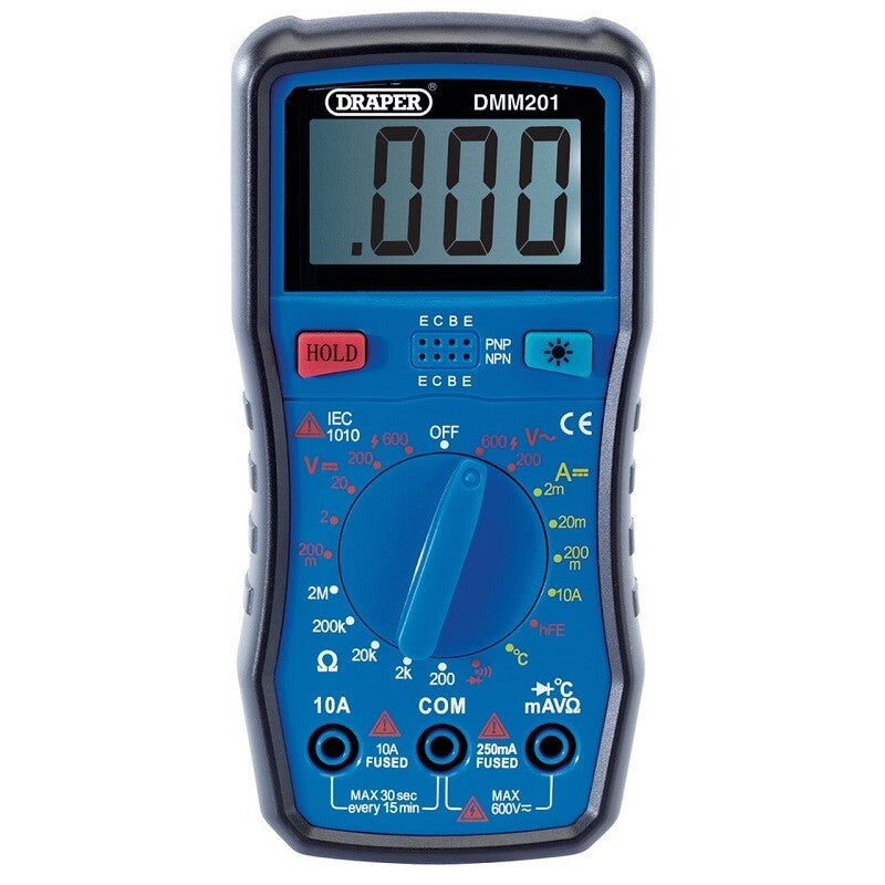 Multimeter 2A-10A, 200MV-600V