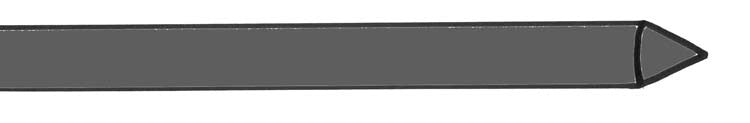 Naalden 3mm punt, set 19st.