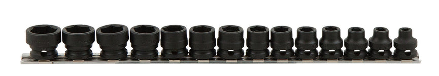BOXO - 3/8" impact doppenset kort model, 14-dlg.
