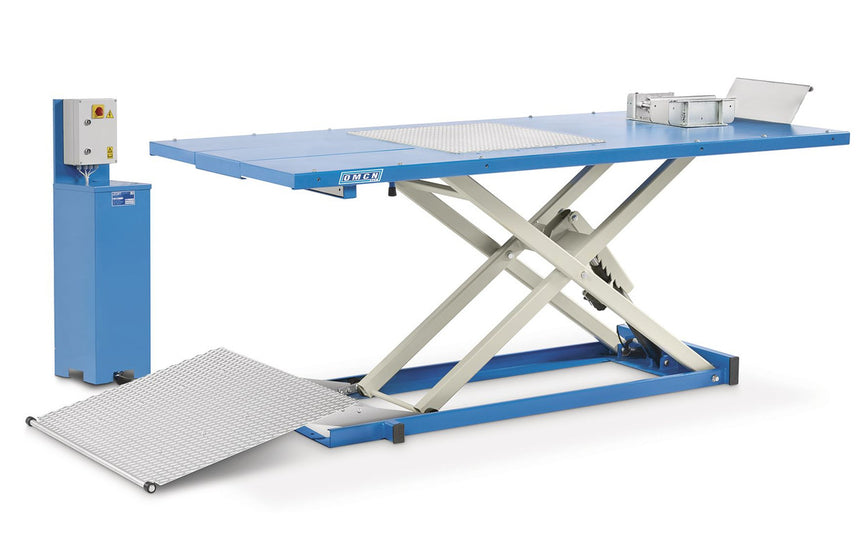 Elektro-hydraulische motohefbrug 500kg tafel 2200x1000mm OMCN