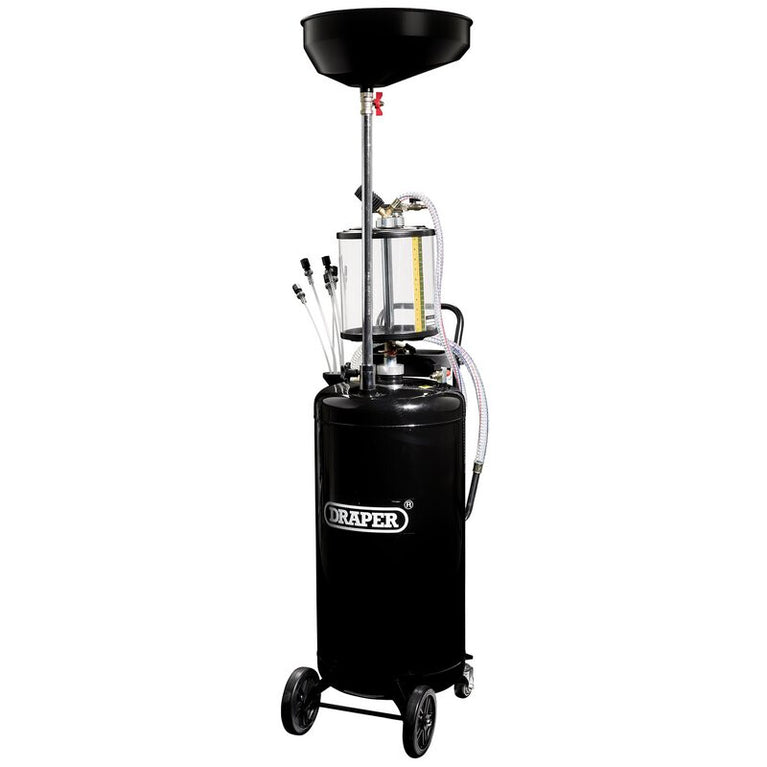 Olie opvang /afzuiging apparaat met tank, 90L