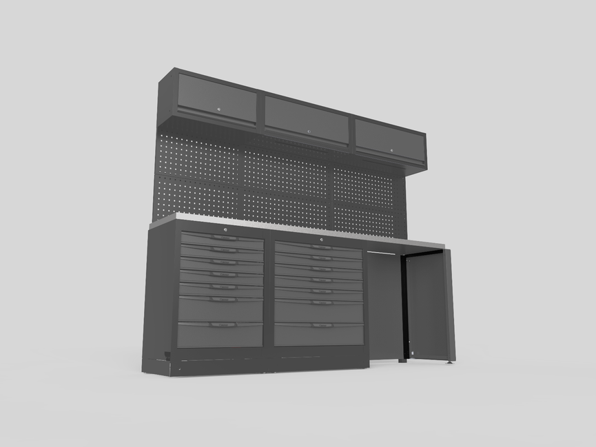 L profiel voor achterwand en SBF