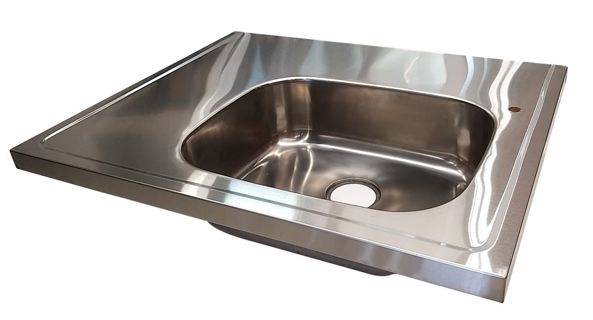 RVS wasbak voor 700mm opstelling