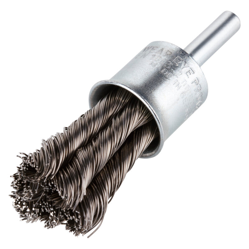 Penseelborstel 22mm, stift 6mm, 20000rpm, gevlochten