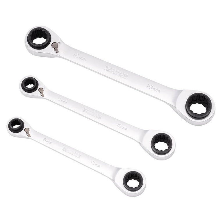 Ringratelsleutelset 4in1 L/R, 3dlg
