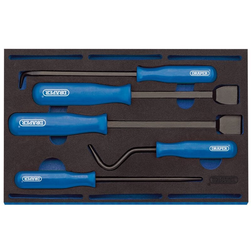 Schraper en haken set in FOAM, 5dlg