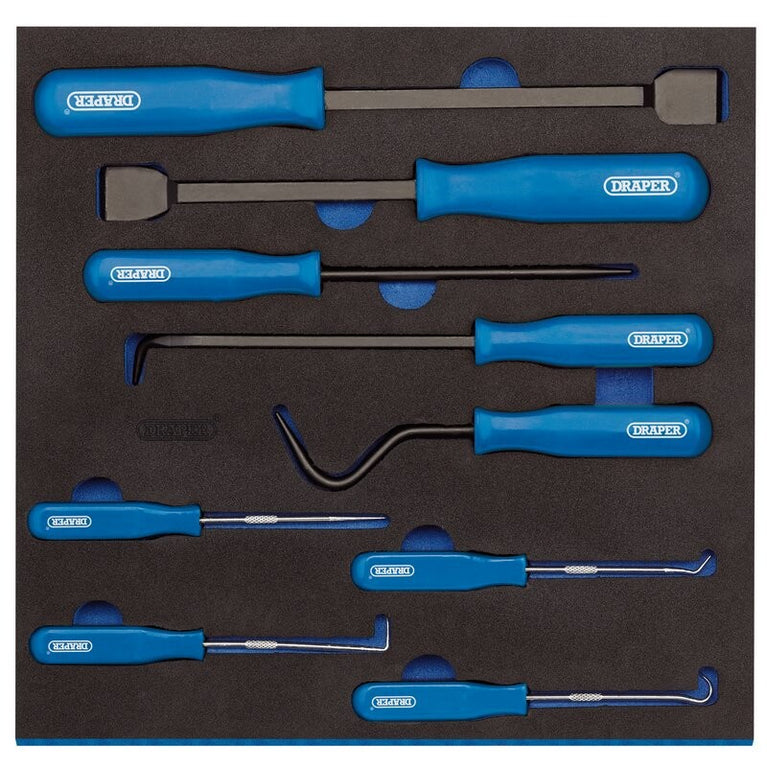 Schraper en haken set in FOAM, 9dlg