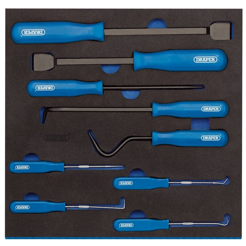 Schraper en haken set in FOAM, 9dlg