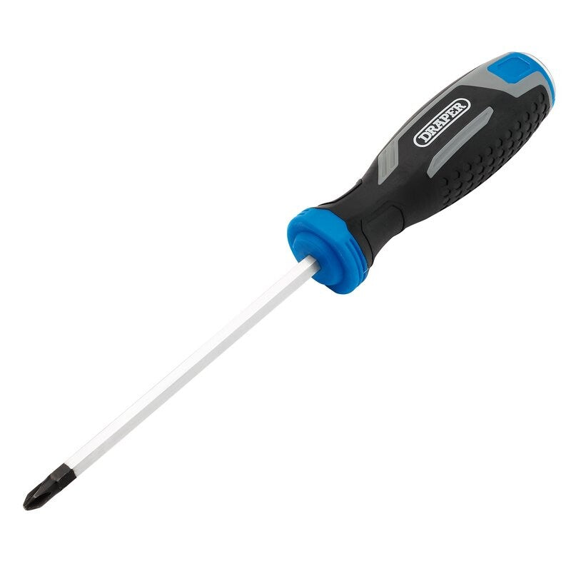 Schroevendraaier kruiskop, PH2x125mm, soft grip