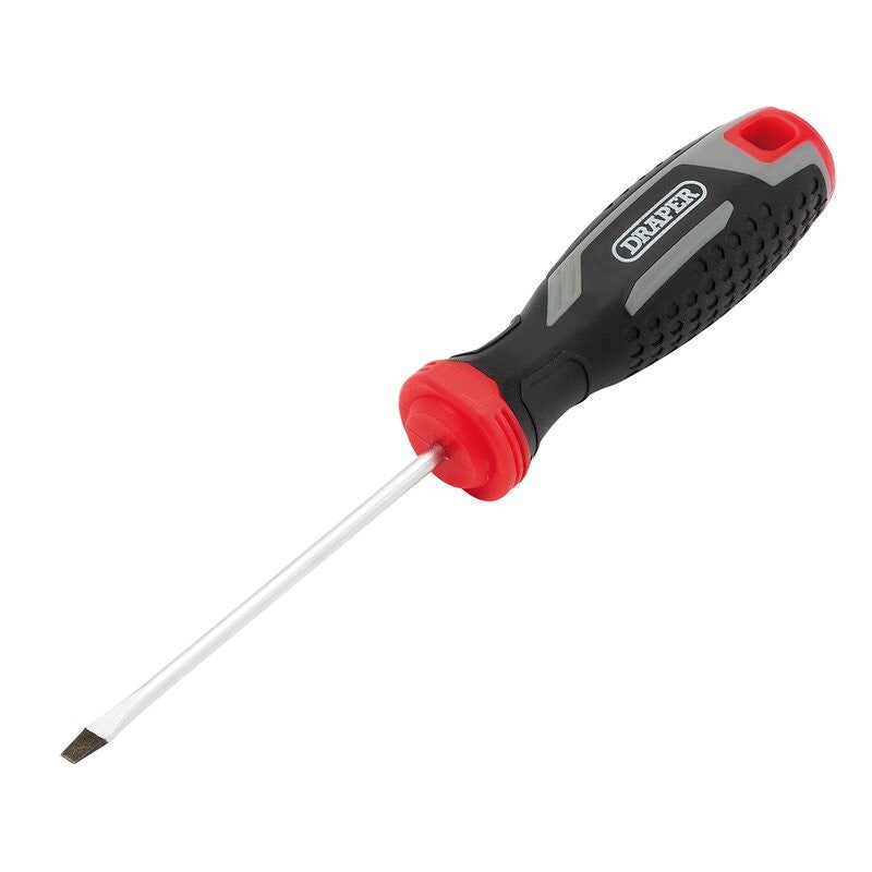 Schroevendraaier plat, 3x75mm, soft grip