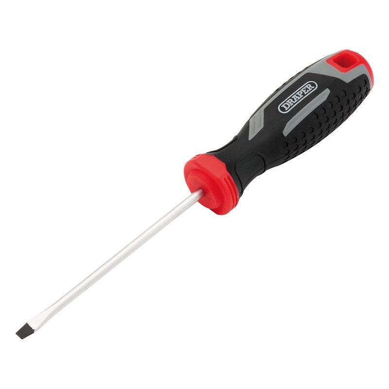 Schroevendraaier plat, 4x100mm, soft grip