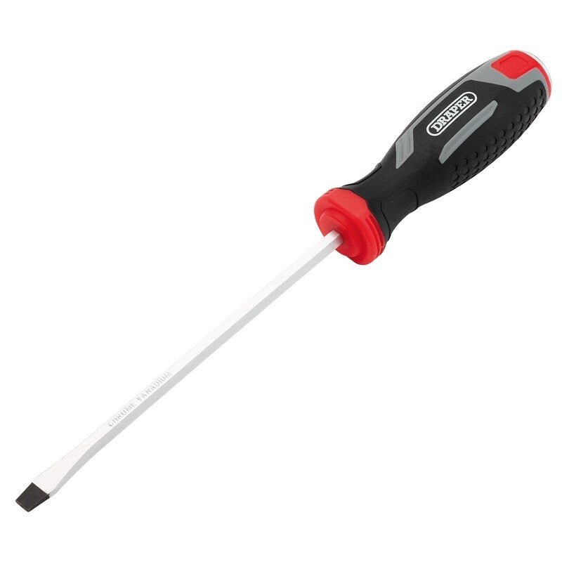 Schroevendraaier plat, 6,5x150mm, soft grip, slagvast