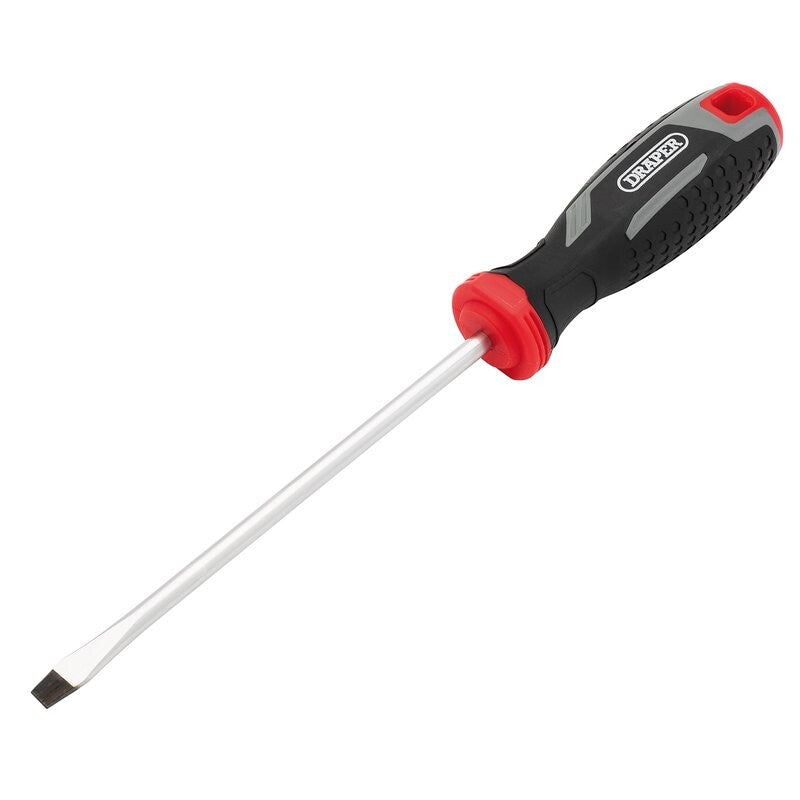 Schroevendraaier plat, 6x150mm, soft grip
