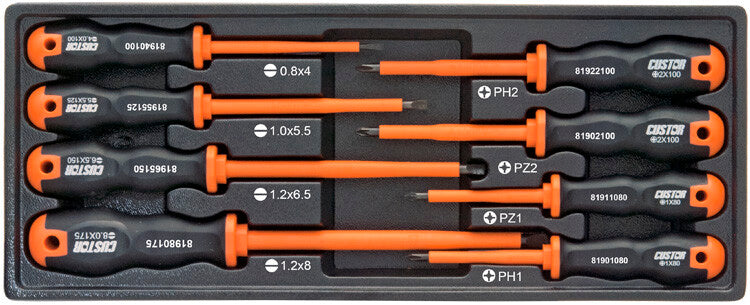 Schroevendraaierset geïsoleerd, 8dlg, M-module