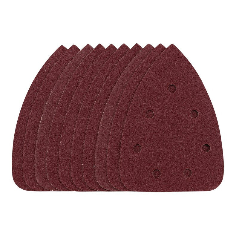 Schuurpad 140mm, velcro, 6 gaten K80, 10st