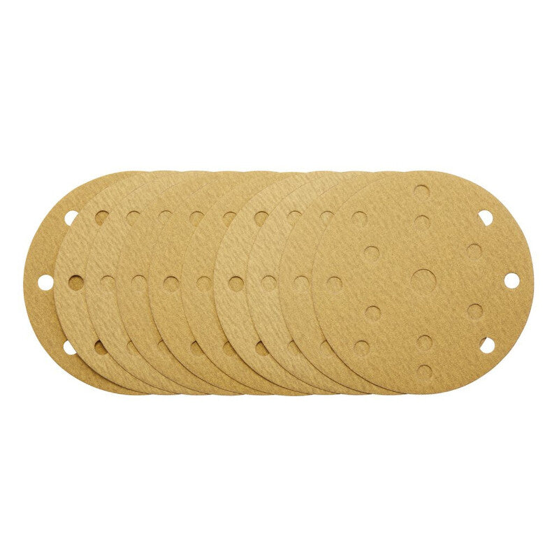 Schuurpapier Ø150mm, velcro 15 gats, K180, 10st