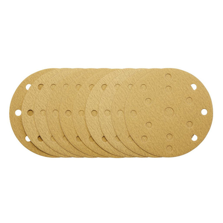 Schuurpapier Ø150mm, velcro 15 gats, K180, 10st