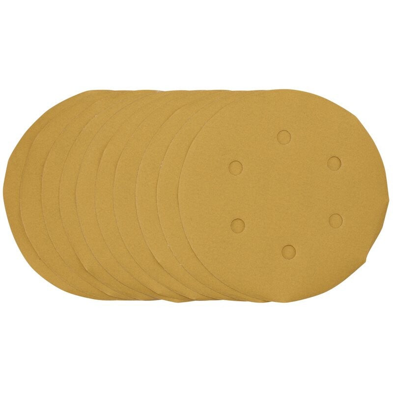 Schuurpapier Ø150mm, velcro, 6 gaten K400, 10x