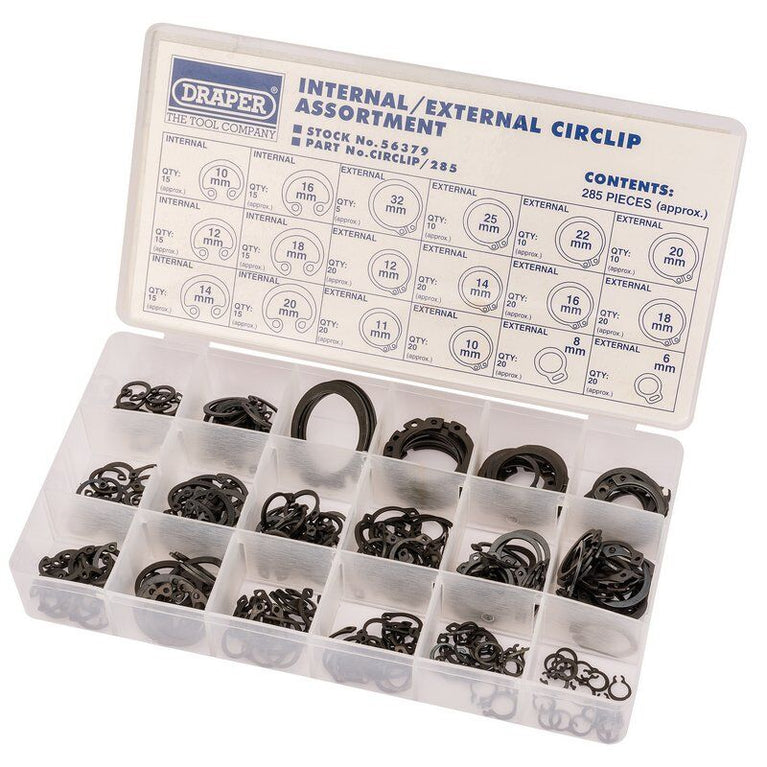 Seeger borgveer ring assortiment, 285dlg