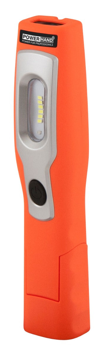 Oplaadbare LED werklamp Li-Ion met Micro-USB oranje