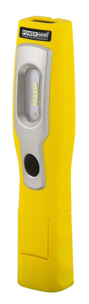 Oplaadbare LED werklamp Li-Ion met Micro-USB 350 lumen geel