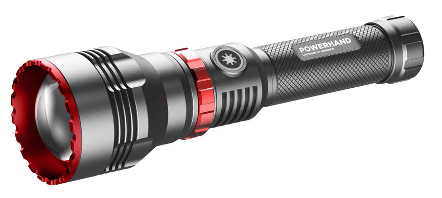 Powerhand Oplaadbare aluminium zaklamp