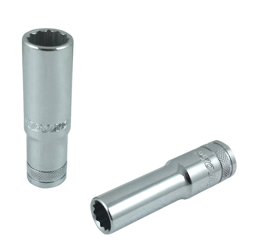 3/8" Dopsleutel lang - 12-knt 10 mm