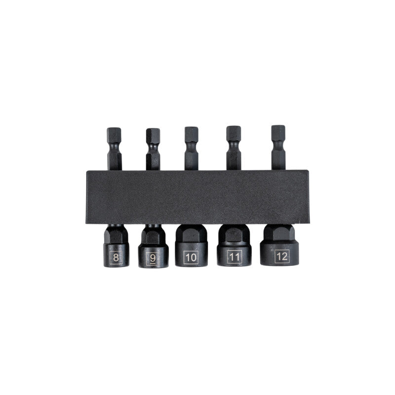 Spiraal bitdoppenset 1/4", 5dlg