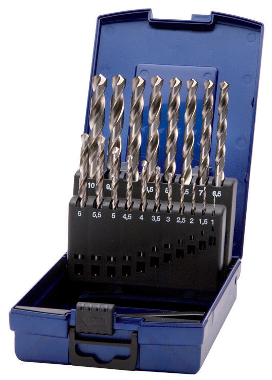 Spiraalborenset 1 t/m 10mm, 19dlg
