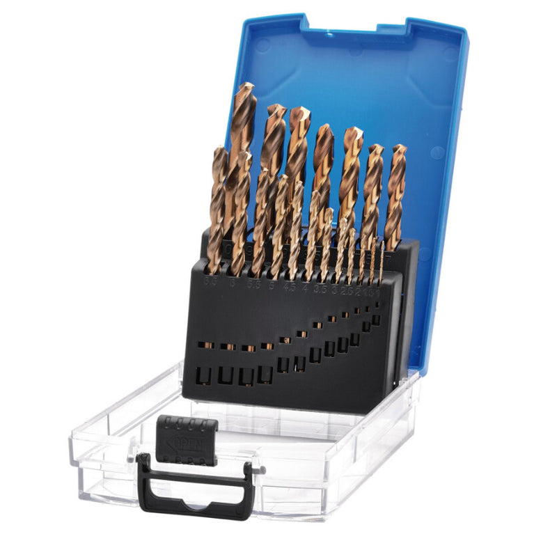 Spiraalborenset Cobalt t/m 10mm, 19dlg