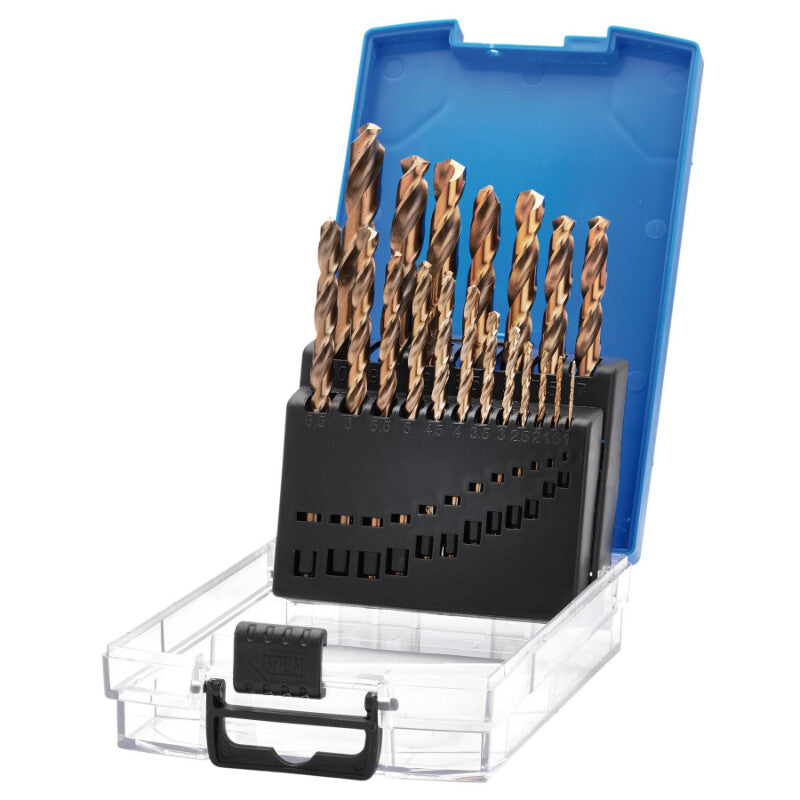 Spiraalborenset Cobalt t/m 10mm, 19dlg