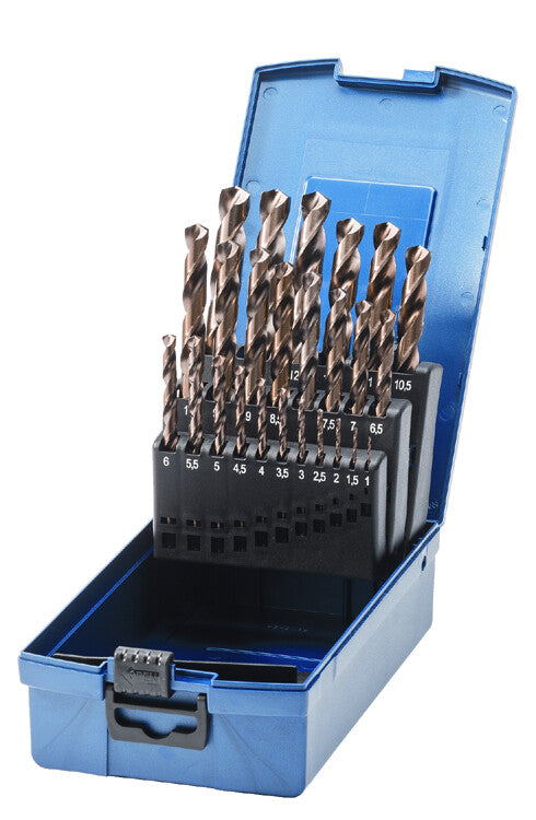 Spiraalborenset Cobalt t/m 13mm, 25dlg